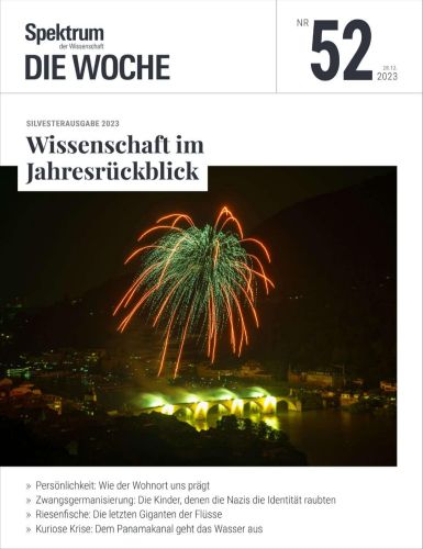 Cover: Spektrum der Wissenschaft Die Woche Magazin No 52 2023