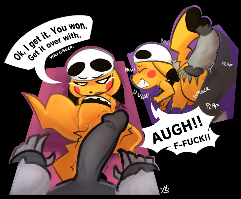 Stupid pikachu getting stretched