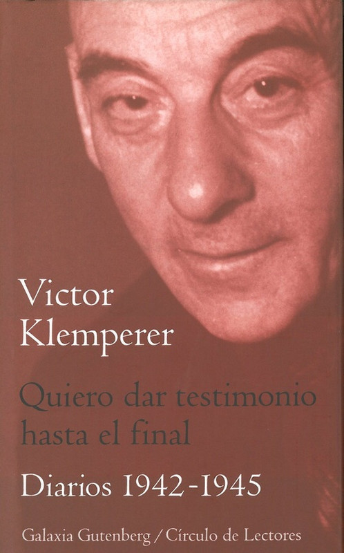 libro 1354375874 - Quiero dar testimonio hasta el final. 1, Diarios, 1933-1941 - Victor Klemperer (Audiolibro Voz Humana)