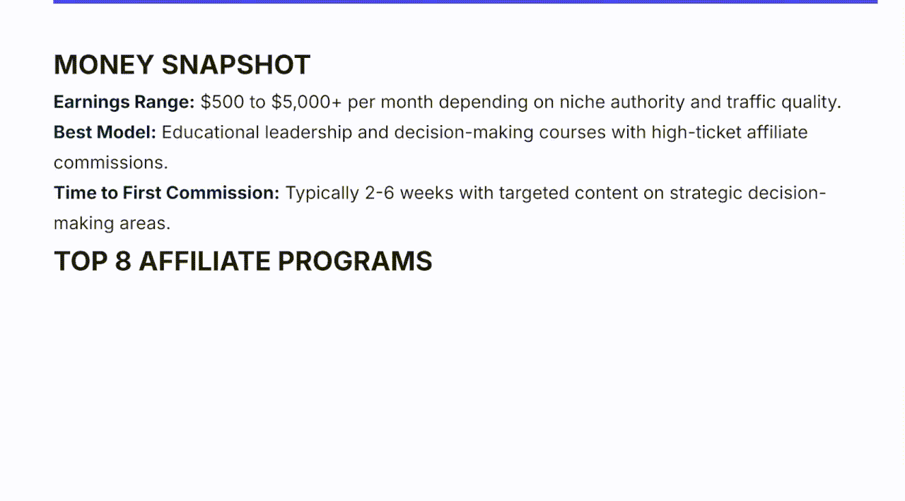 Affiliate Preview