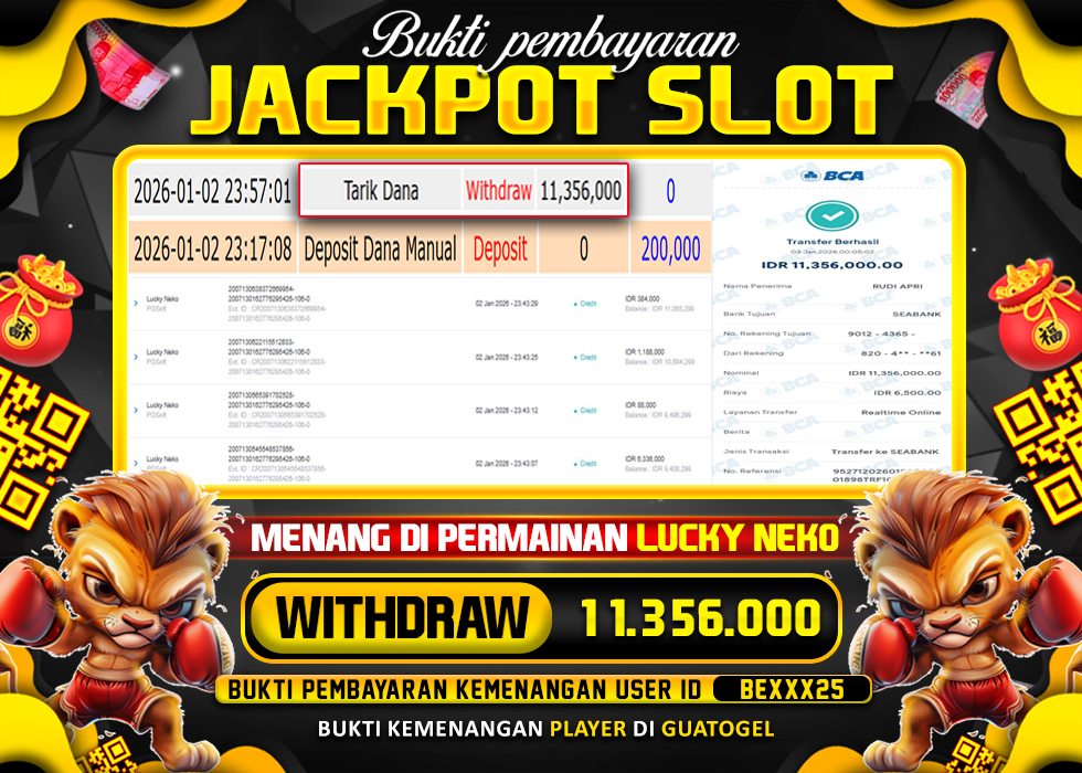 BUKTI JACKPOT LUNAS GUATOGEL