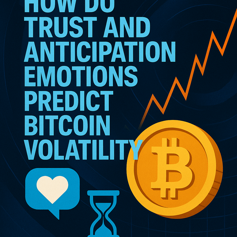 How do trust and anticipation emotions predict Bitcoin volatility