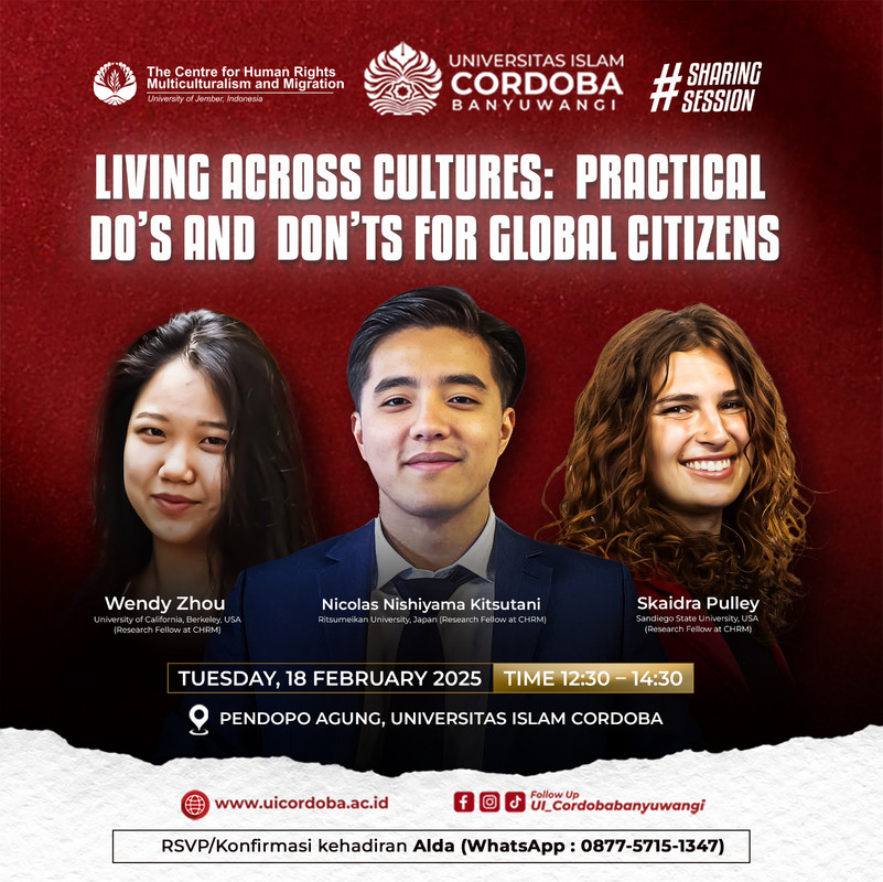 Poster sharing session living accros