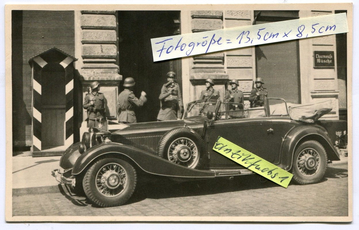 Generalstab-Militär-PKW Cabriolet Typ Horch mit 