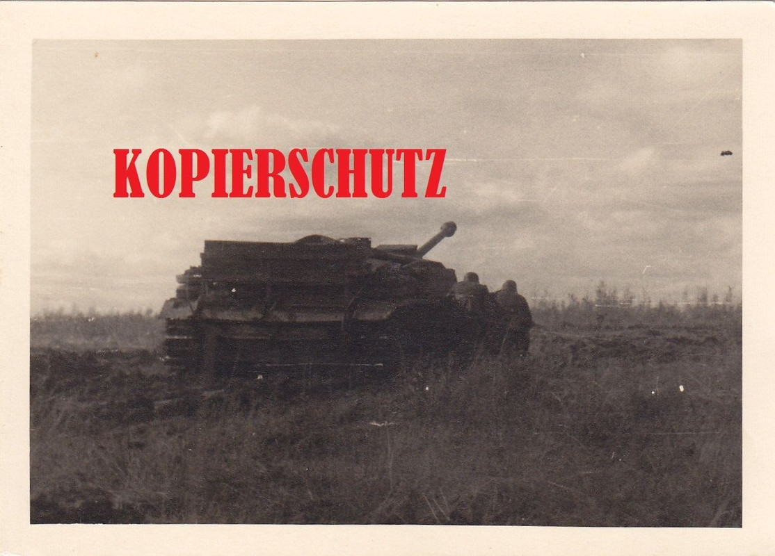 Sturmgeschütz STUG III Langrohr an der Front mit