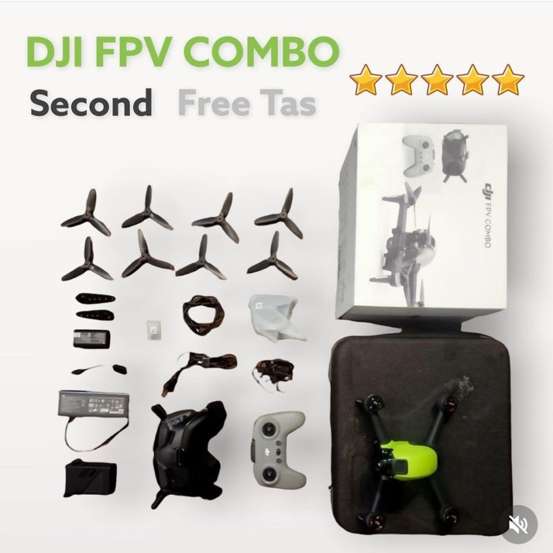 jual dji fpv combo second bekas murah