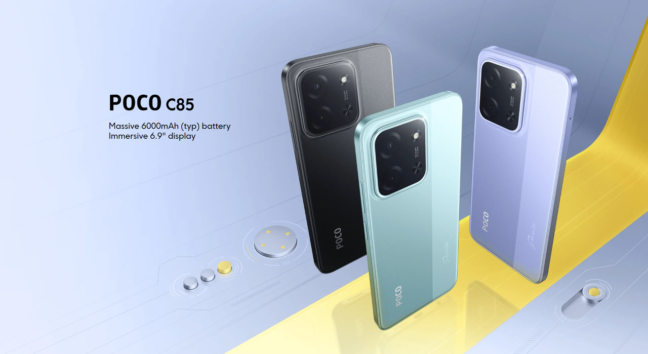 Poco C85 - 256GB - 8GB RAM - Black | mobilaty