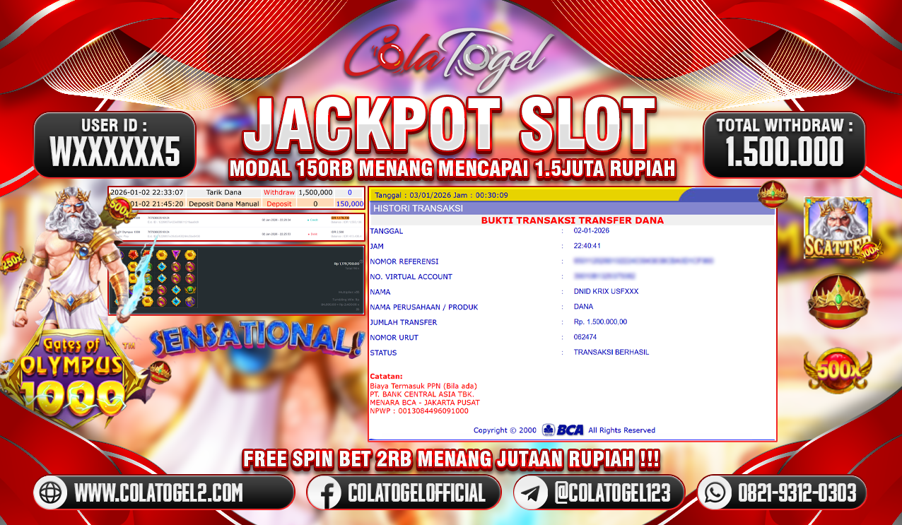 JACKPOT SLOT GACOR!!