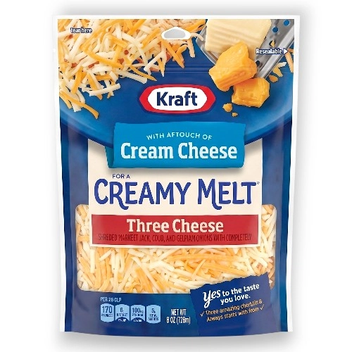 Kraft 3 Cheese Rallado 8 Oz