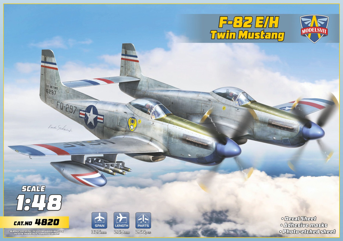 1/48 - North American F-82E/F/G/H Twin Mustang by Modelsvit - F-82F/G ...
