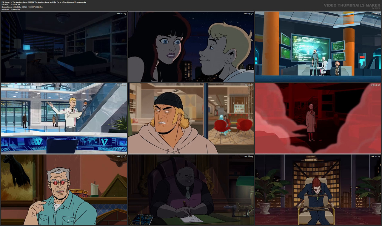 The Venture Bros. S07E01 The Venture Bros. and the Curse of the Haunted Problem.mkv