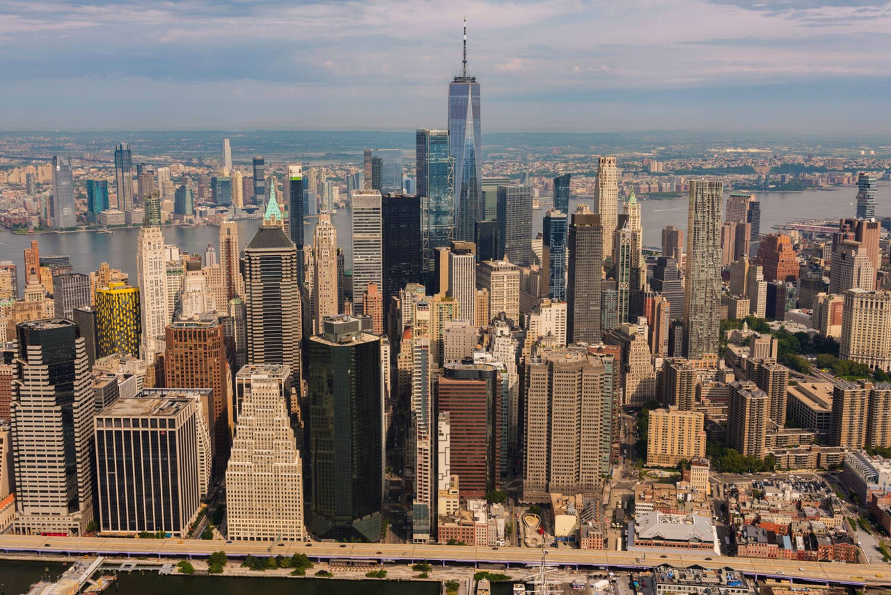 Downtown Manhattan exterior