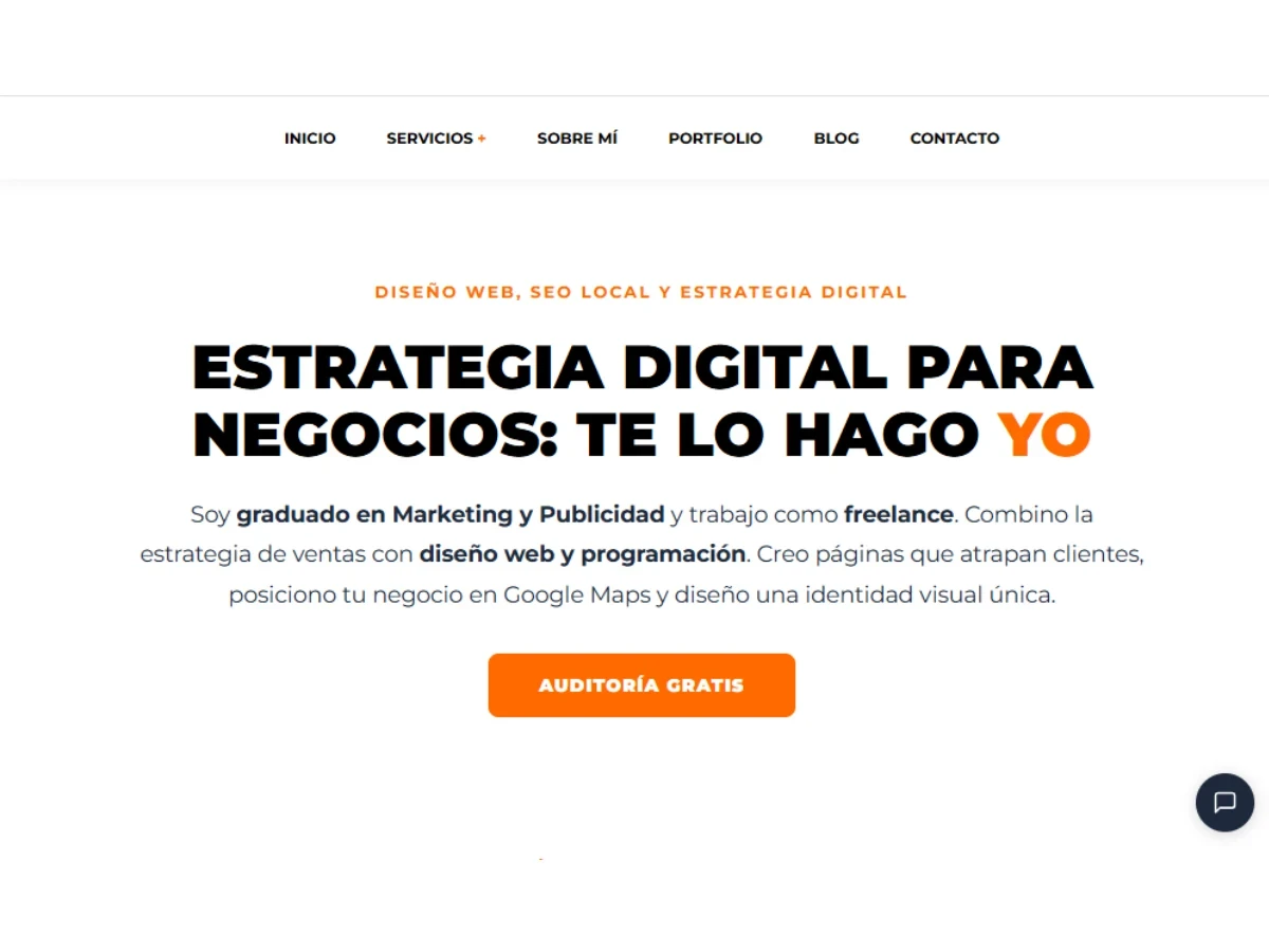 Web corporativa Yo Te Lo Hago Digital diseno web y SEO San Fernando Cadiz