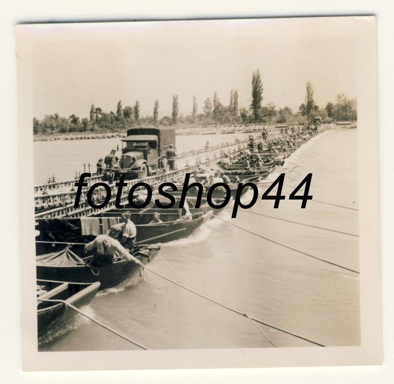 WH LKW Kriegsbrücke Sasbach Breisgau