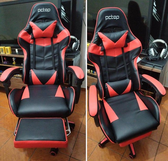 Cadeira Gamer Pctop Racer Vermelha – 1006