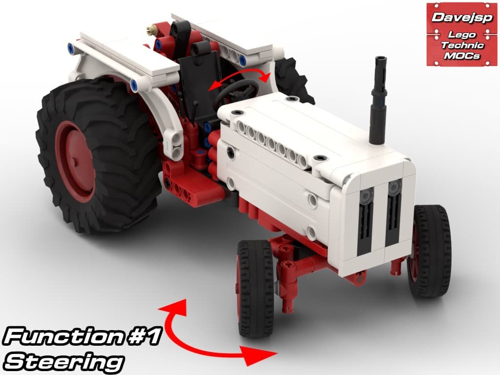 Lego Technic David Brown 885 Tractor MOC