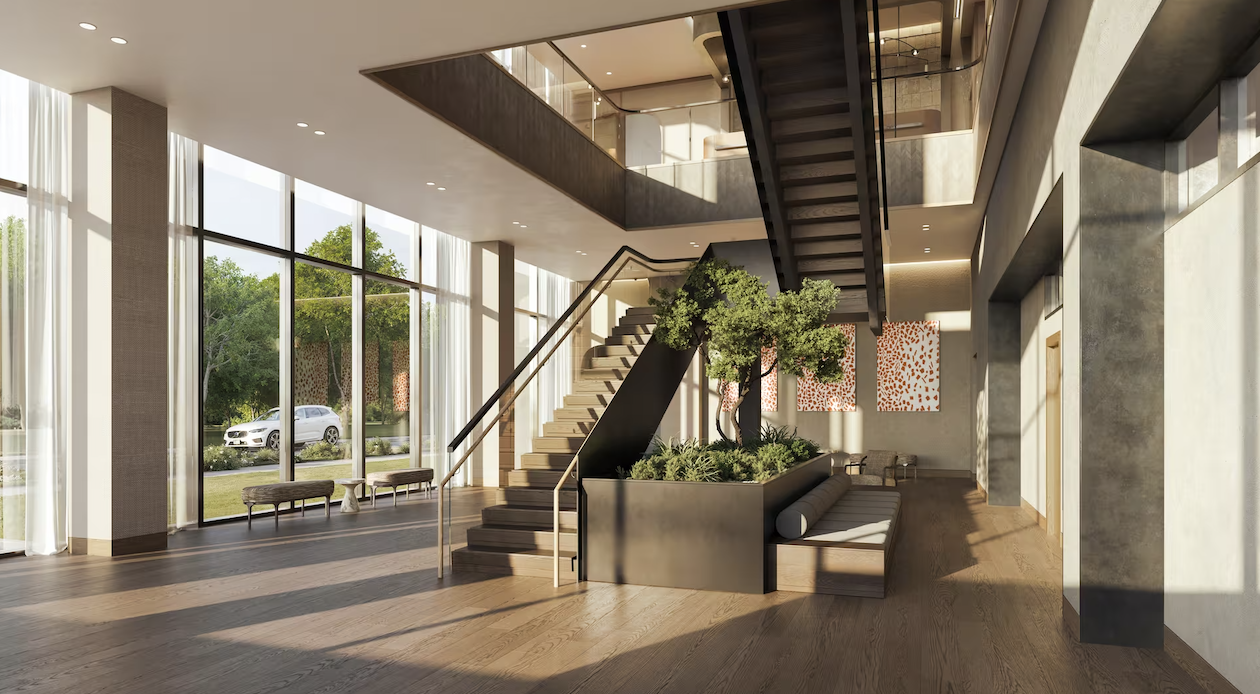 Elevation convening space