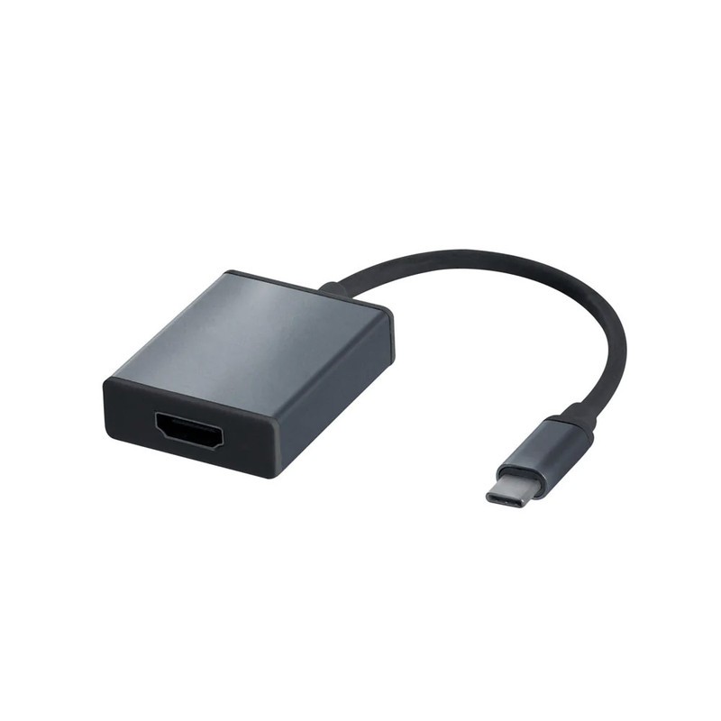 Cable USB-C a HDMI de Argom, mostrando ambos conectores.