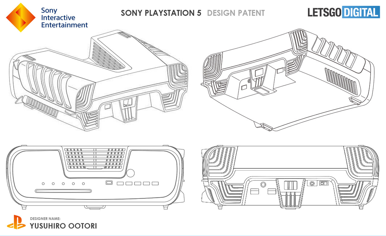 lukisan paten playstation 5