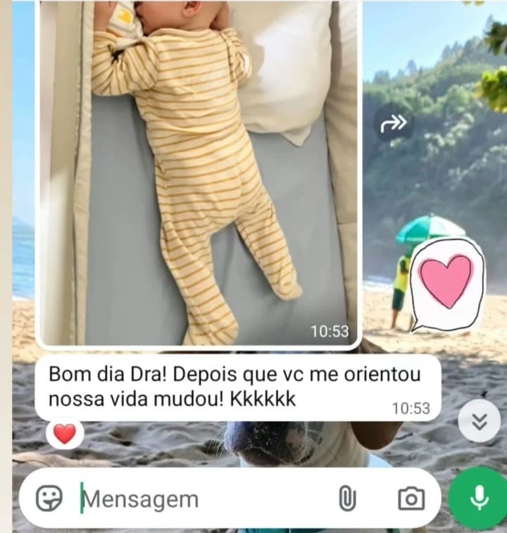 Depoimento de mamãe sobre o trabalho da Dra. Bruna Mello