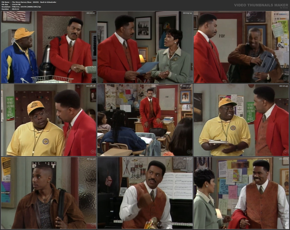 The Steve Harvey Show - S01E01 - Back to School.mkv