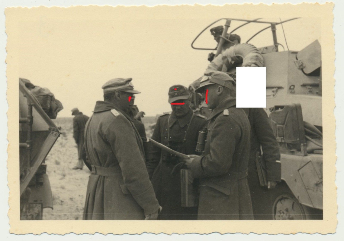 Afrika Korps Panzer 8-Rad Spähwagen mit hohen Of