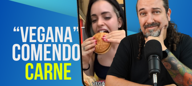 “Vegana” comendo carne pela primeira vez viraliza