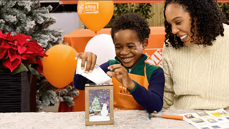 Free Holiday Snow Globe Workshop for Kids at Home Depot in December 2024 Free Holiday Snow Globe Workshop for Kids at Home Depot in December 2024