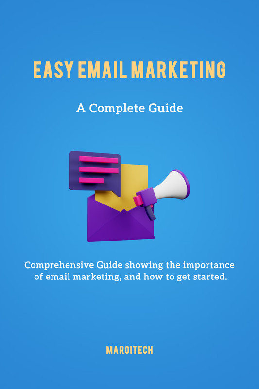 Easy Email Marketing book cover - free PDF guide