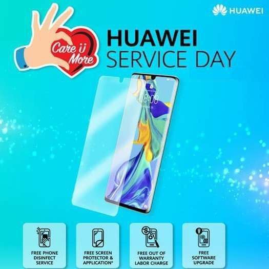 Huawei Service Day: Limpieza GRATIS, Mano de Obra GRATIS Aún Fuera de Garantía etc. (2 y 3 de abril) 