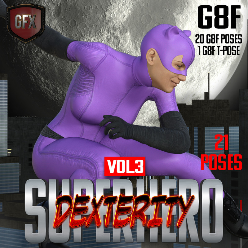 SuperHero Dexterity for G8F Volume 3