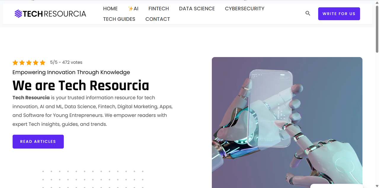 Screenshot of techresourcia