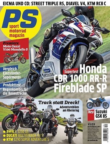 Cover: Ps Motorradmagazin No 12 Dezember 2022