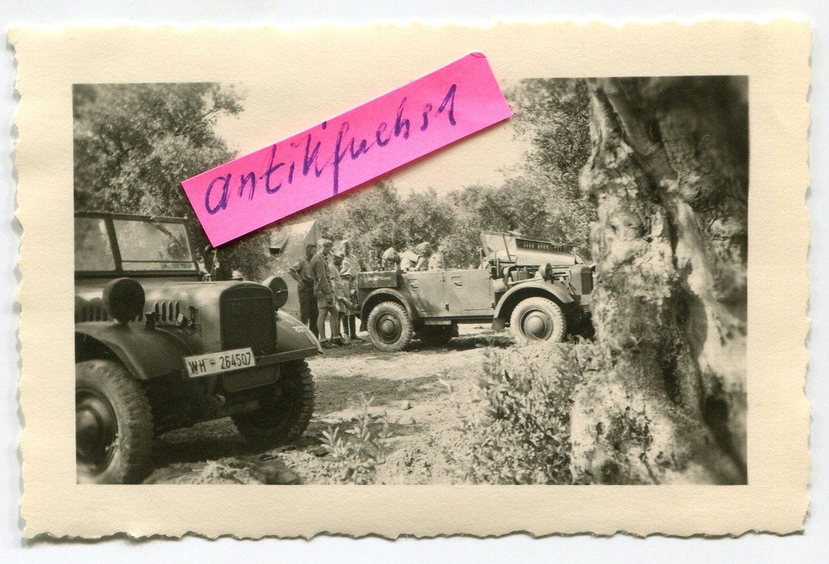 WH-Kübelwagen an der Souda-Bucht Kreta in Griech