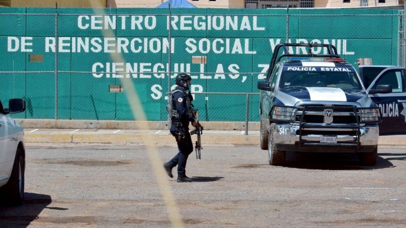 Se fugan seis reos de cárcel en Zacatecas