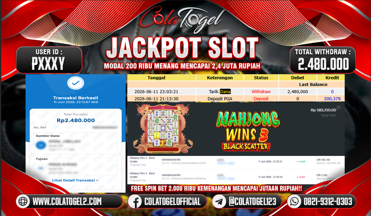 JACKPOT SLOT GACOR!!