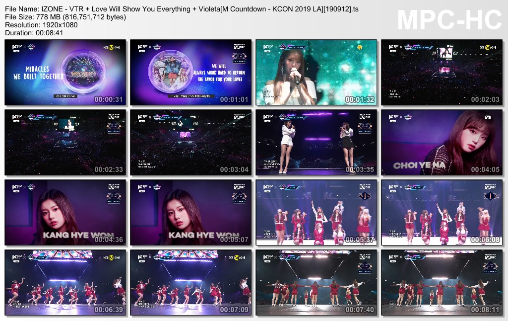 IZONE - VTR   Love Will Show You Everything   Violeta[M Countdow