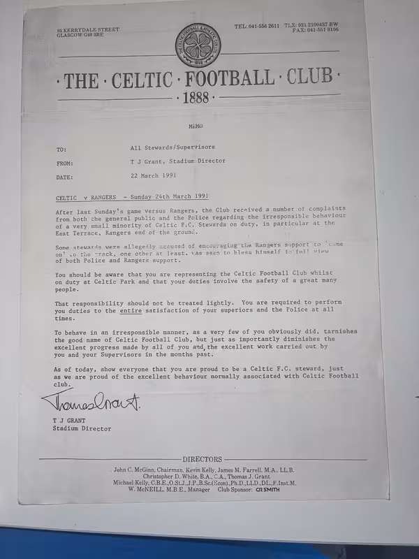 Celtic stewards 1991 IMG_8316