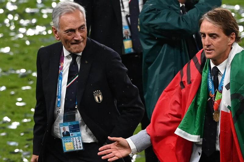 mancini lascia la nazionale tutta colpa di gravina