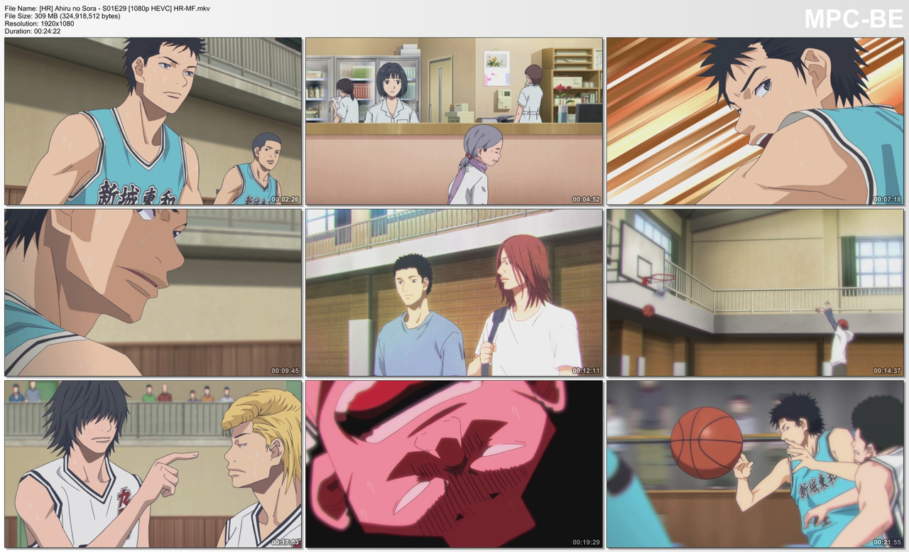 HR Ahiru no Sora 29 1080p HEVC Multi subs HR MF