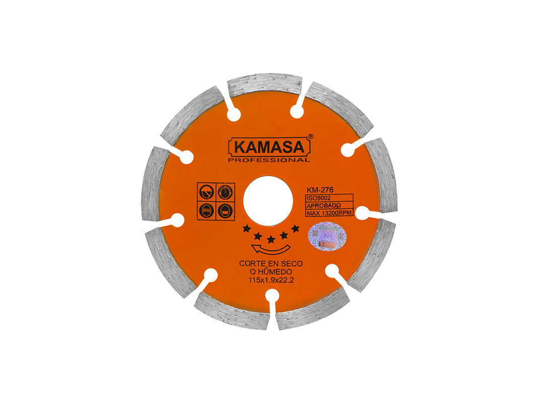 DISCO DIAMANTADO 115 NARANJA KAMASA