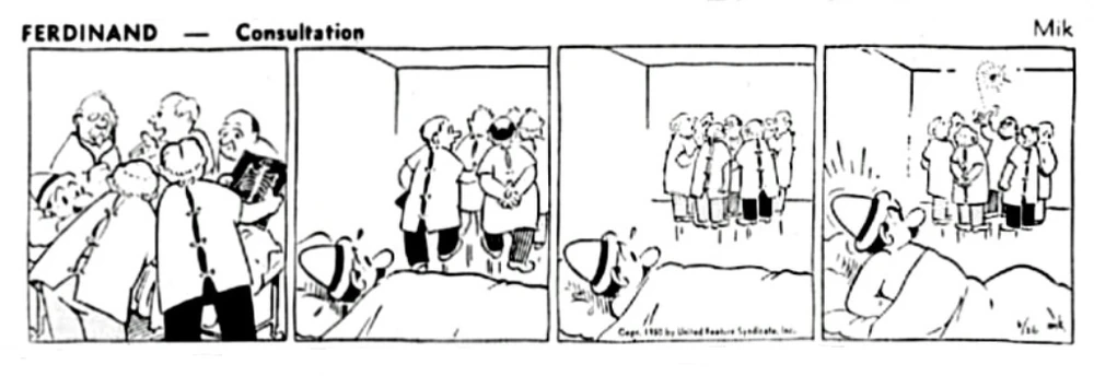 Strip de la bande dessinée "Casimir".