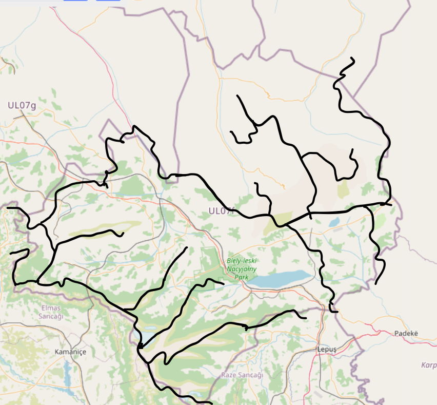 ridge map