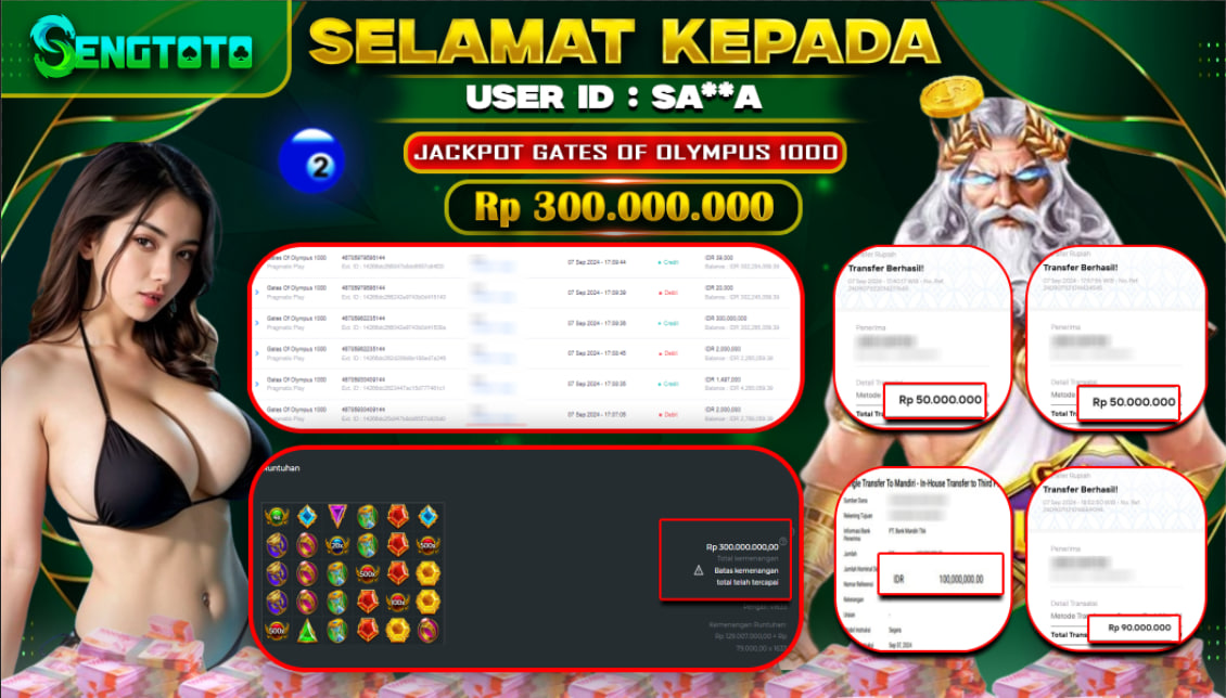 BUKTI PEMBAYARAN SLOT GATES OF OLYMPUS 1000