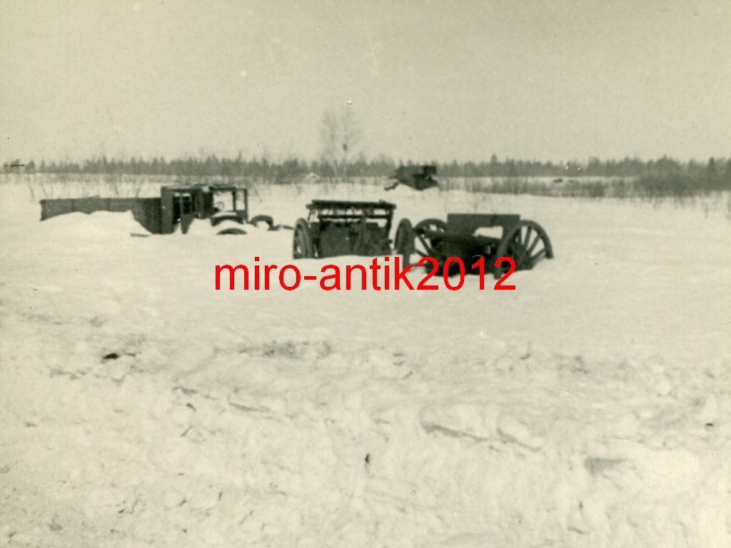 Wehrmacht, LKW, Geschütz, Reste der Kesselschlac