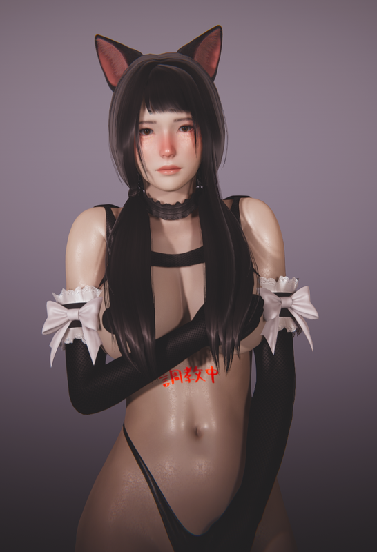 新人捏卡，小猫女
