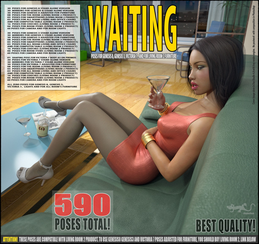 Waiting - Poses for G8, G3 and V7 Waiting - Poses for G8, G3 and V7