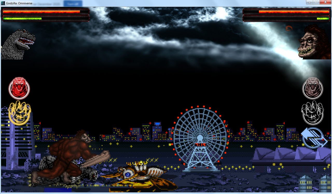 A.I kong dragging to left