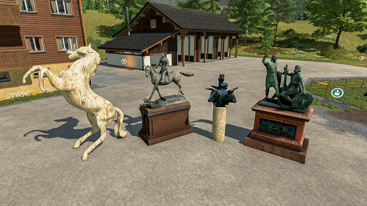 FS22 Monumental Sculptures Pack MyGameSteam Mods