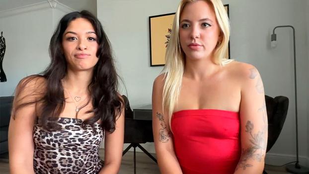 HouseholdFantasy – Lola Cheeks, Luxe La Fox – Trying a Threesome With Teen Step Sisters